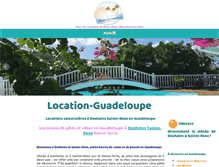 Tablet Screenshot of location-guadeloupe.net