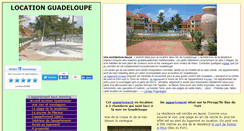 Desktop Screenshot of location-guadeloupe.info